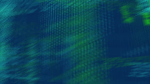 Abstract Digital Data Stream with Motion Blur Effect