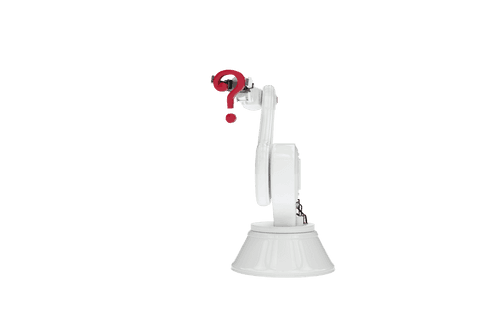 futuristic robotic arm with question mark on transparent background - Download Free Stock Videos Pikwizard.com