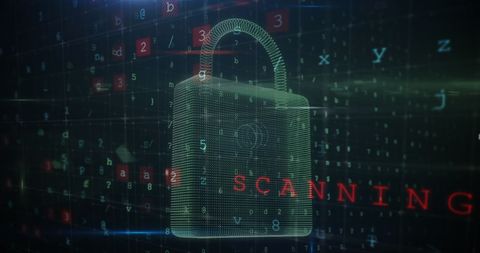 Digital Security Padlock Overlaying Binary Code Environment - Download Free Stock Images Pikwizard.com