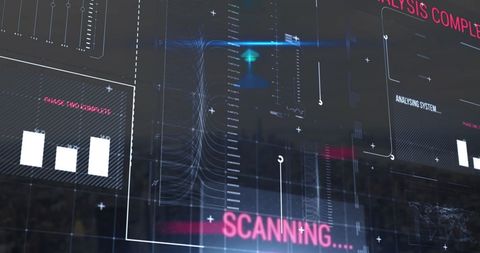 Futuristic Data Processing Dashboard Interface Concept - Download Free Stock Images Pikwizard.com