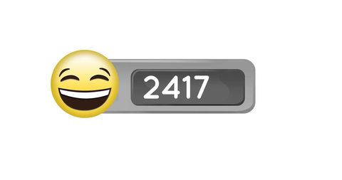 smiling emoji with number counter concept - Download Free Stock Images Pikwizard.com