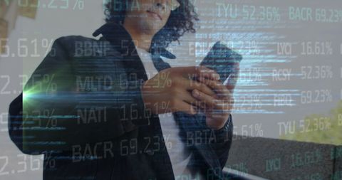 Young Professional with Smartphone Analyzing Stock Market Data - Download Free Stock Images Pikwizard.com
