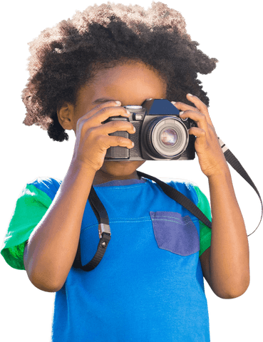 curious child holding camera for transparent photography concept - Download Free Stock Videos Pikwizard.com