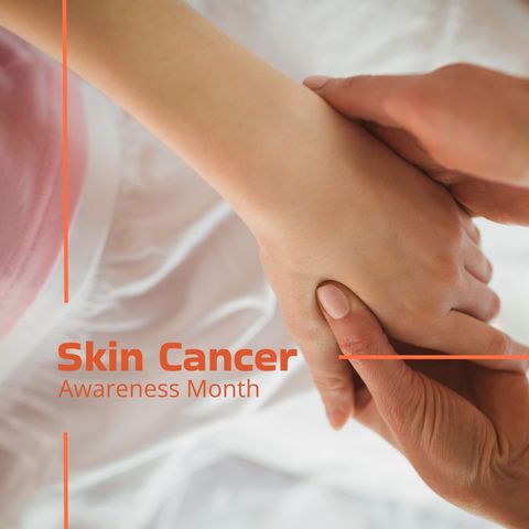 celebrating skin cancer awareness with gentle hand care - Download Free Stock Templates Pikwizard.com