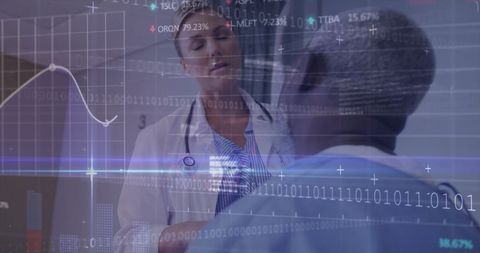 Female Doctor Analyzing Data with Patient for Digital Health Insights - Download Free Stock Images Pikwizard.com