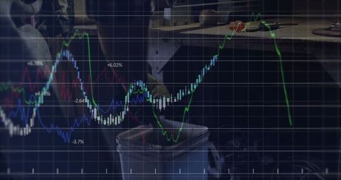 Worker Analyzing Stock Chart in Industrial Workshop