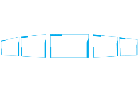 Abstract Blue Shapes on Transparent Background - Download Free Stock Videos Pikwizard.com