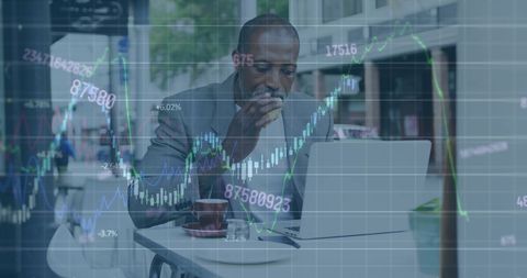 Businessman Eating Breakfast Handling Financial Data - Download Free Stock Images Pikwizard.com