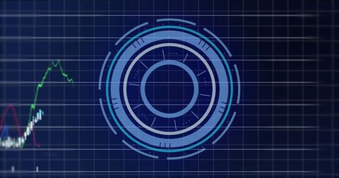 Futuristic Digital Dashboard with Data Analysis Interface Elements - Download Free Stock Images Pikwizard.com