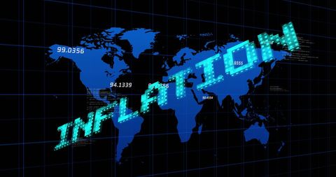 Global Inflation Impact on World Economy with Data Visualization - Download Free Stock Images Pikwizard.com