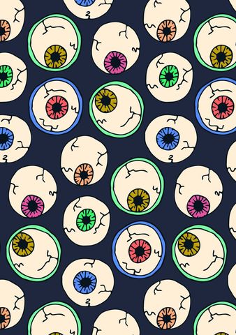 Colorful Eye Patterns on Dark Background - Download Free Stock Templates Pikwizard.com