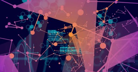Abstract Digital Networks and Data Processing Visualization - Download Free Stock Images Pikwizard.com