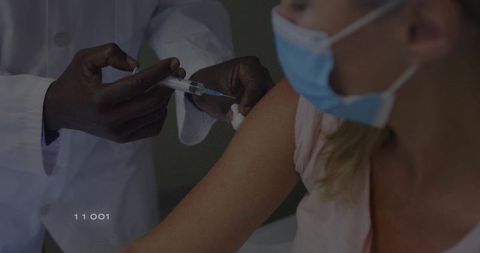 Vaccination Procedure in Clinic for Public Health Immunization