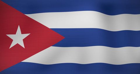 Waving Flag of Cuba Symbolizing National Pride - Download Free Stock Images Pikwizard.com