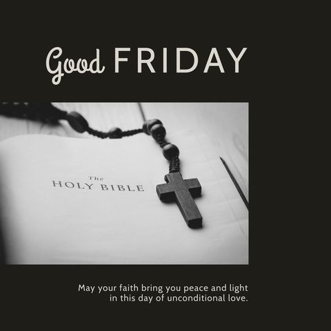 Good Friday Reflections with Rosary and Bible