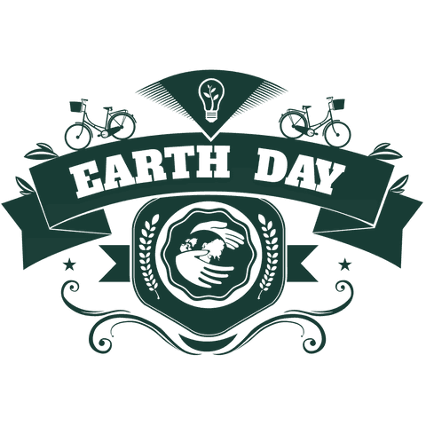 green earth day badge on transparent background for ecology messages - Download Free Stock Videos Pikwizard.com