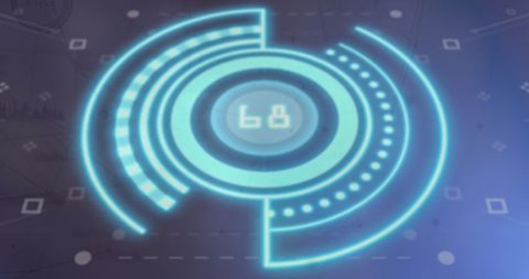 Futuristic Data Processing and Scanning Interface - Download Free Stock Images Pikwizard.com