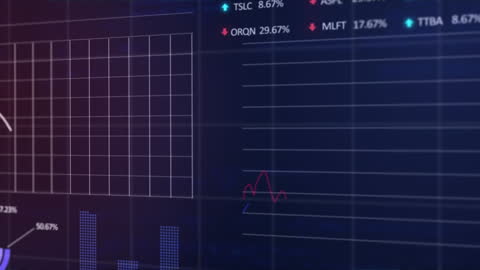 Dynamic Digital Data Processing Animation