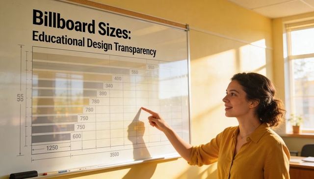 Instructor pointing at billboard size chart on whiteboard in sunlit classroom