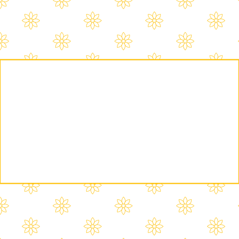 transparent yellow floral border on black rectangle background - Download Free Stock Videos Pikwizard.com