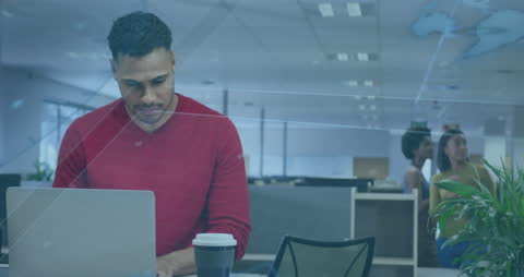 Diverse Business Team in Office Analyzing Data