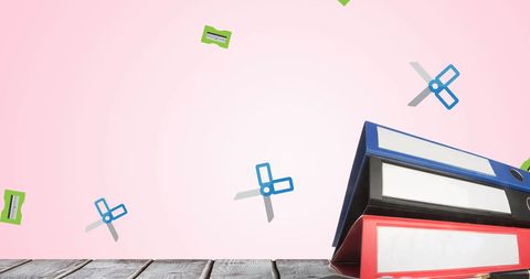Organized Workspace Concept with Files and Tools on Table - Download Free Stock Images Pikwizard.com
