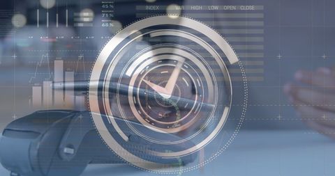 Digital Time Management Data Processing Concepts - Download Free Stock Images Pikwizard.com