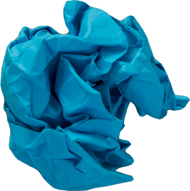 Close Up of Transparent Blue Crumpled Paper Ball - Download Free Stock Videos Pikwizard.com