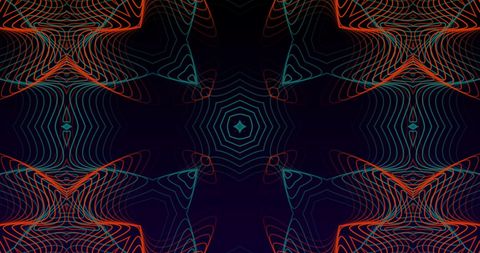 Mesmerizing Kaleidoscope Glowing Abstract Art in Motion - Download Free Stock Images Pikwizard.com