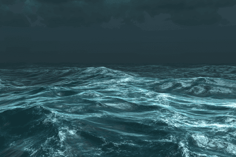 stormy ocean waves dark sky emerald green captivating view - Download Free Stock Videos Pikwizard.com