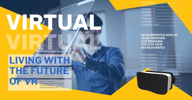 Innovative Virtual Reality Technology for Events and Education - Download Free Stock Templates Pikwizard.com