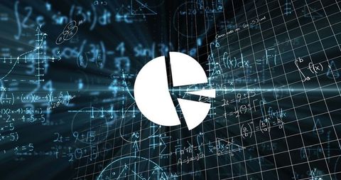 Futuristic Digital Mathematics and Data Analysis Concept