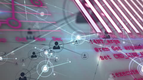 Digital Data Visualization with Network Connections