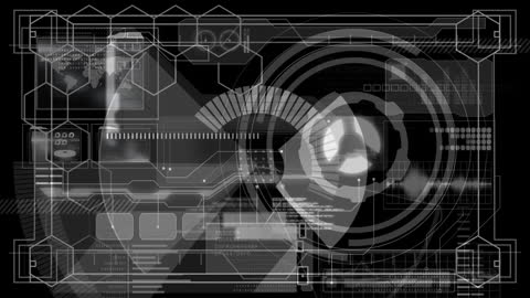 Futuristic Data Visualization Interface