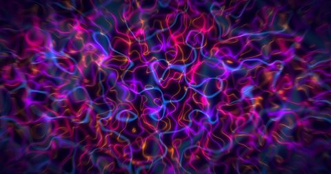 Vibrant Dynamic Waves in Electric Light Show - Download Free Stock Images Pikwizard.com