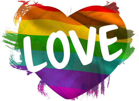 colorful heart with love text on transparent background for valentine's day - Download Free Stock Videos Pikwizard.com