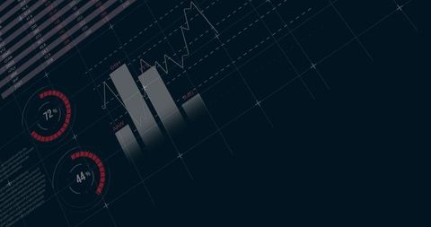 Digital Data Dashboard with Interactive Charts - Download Free Stock Images Pikwizard.com