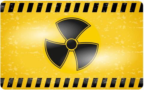 transparent radioactive symbol on yellow background - Download Free Stock Videos Pikwizard.com