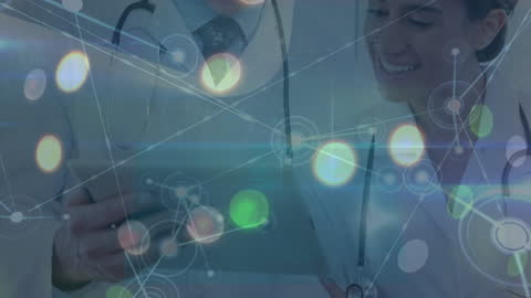 Healthcare Technology Network Concept with Diverse Professionals