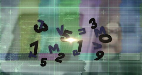 Digital Chaos: Numbers and Letters With Glitch Effects - Download Free Stock Images Pikwizard.com