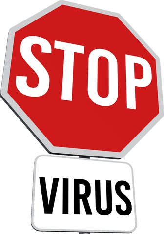 transparent warning sign stopping virus spread warning - Download Free Stock Videos Pikwizard.com