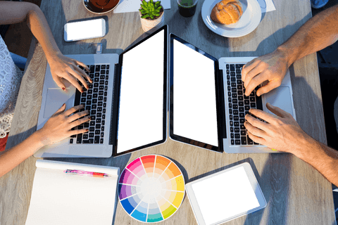 transparent tech workspace with diverse team collaborating - Download Free Stock Videos Pikwizard.com