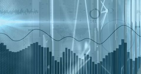 Digital Financial Data Processing in Modern Server Room - Download Free Stock Images Pikwizard.com