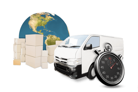 transparent delivery van timer boxes globe international shopping - Download Free Stock Videos Pikwizard.com