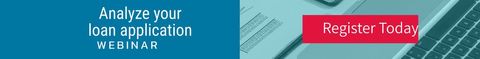Financial Literacy Webinar Banner for Loan Application Analysis - Download Free Stock Templates Pikwizard.com