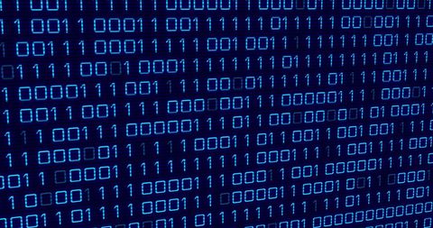 Binary Code Abstract Background with Digital Matrix Effect - Download Free Stock Images Pikwizard.com