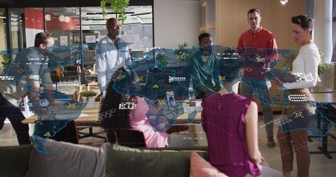 Dynamic Team Meeting with Global Data Overlay