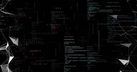 Cyber Networking and Data Processing in a Digital Matrix - Download Free Stock Images Pikwizard.com
