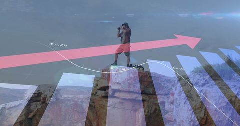 Adventure hiking meets financial data analysis