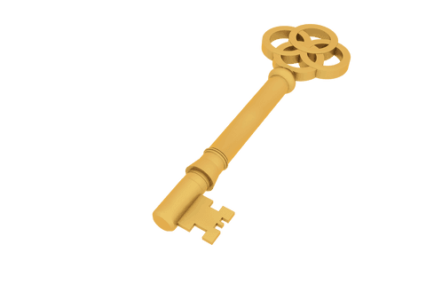 golden key on transparent background for security concept - Download Free Stock Videos Pikwizard.com